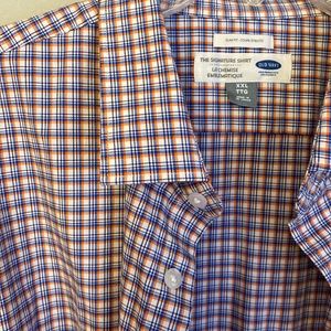 Mens old navy 2XL plaid dress shirt